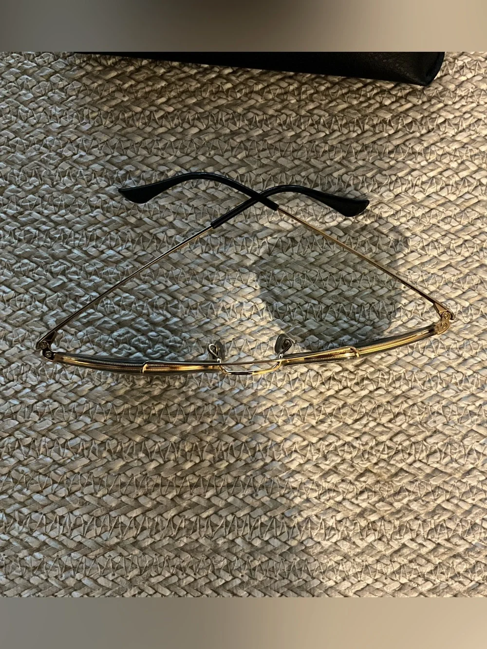 Ray Ban Gold Frame Sunglasses with Dark Green Lenses RB 3468  The Marshall